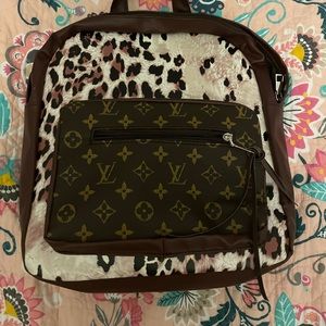 Louis Vuitton back pack (faux)